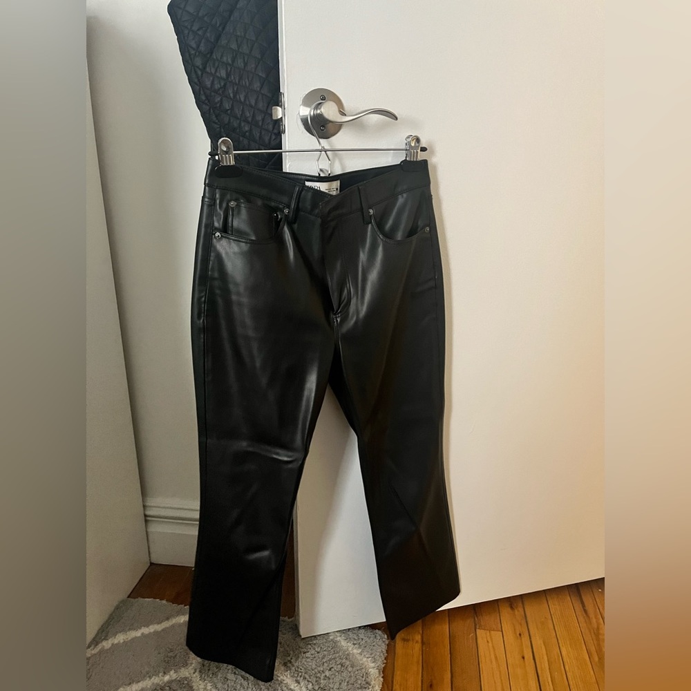 Zara Faux Leather Pants